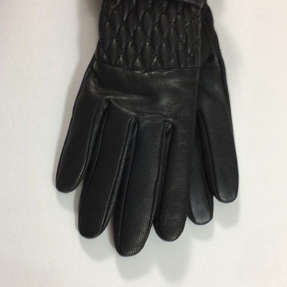 UGG women’s leather cashmere gloves Medium - Picture 4 of 8